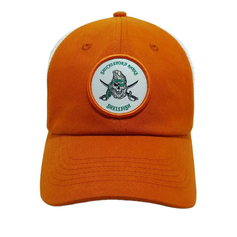 Daily Wear Trucker Hat Vietnam Made Outdoor Summer Caps With Custom Woven Patch Mesh Back Gorras For Men Women Casual Outdoor L1 2