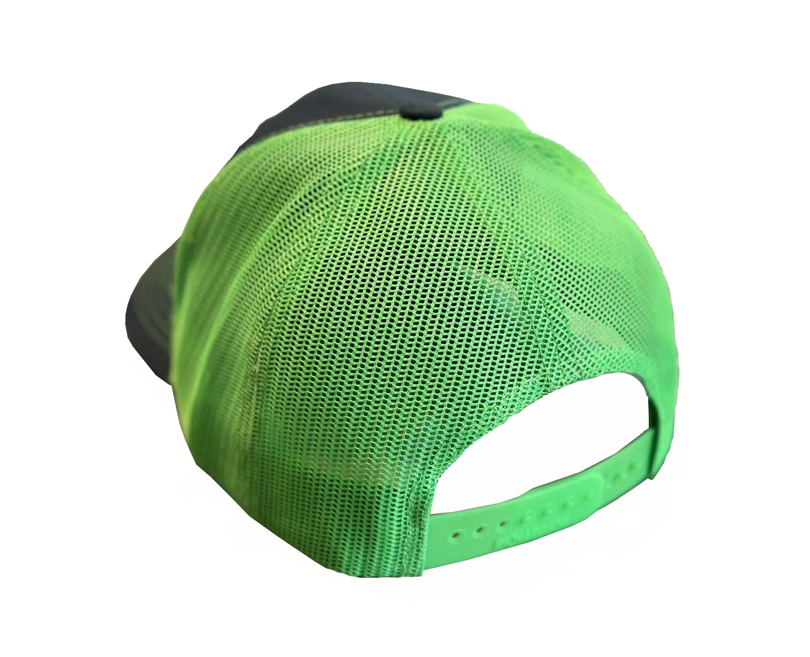 Dark Grey/Green 6 Panels Trucker Hat With Custom Logo High Quality Mid Profile Trucker Hat From Vietnam Supplier 4