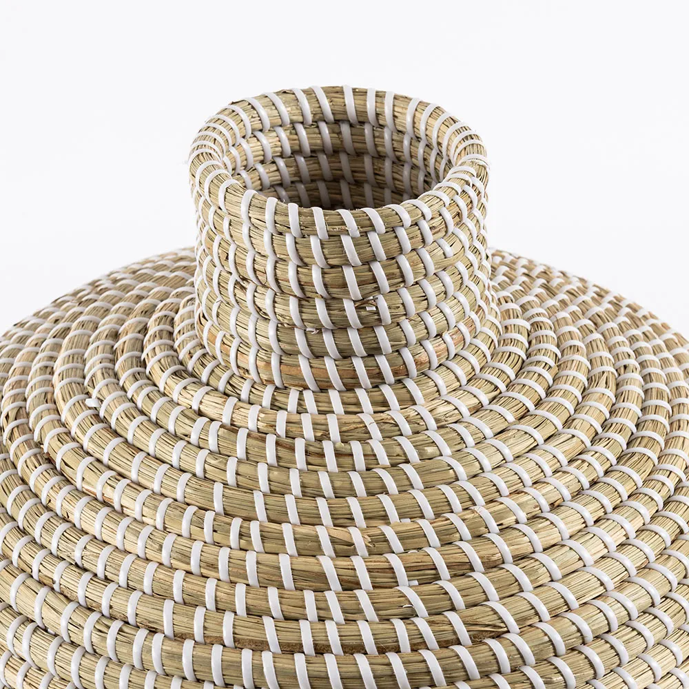 Decorative Vase Multicolor of Seagrass Made in Vietnam Ecofriendly material for Home Decor and tableware decoration Wholesale 2