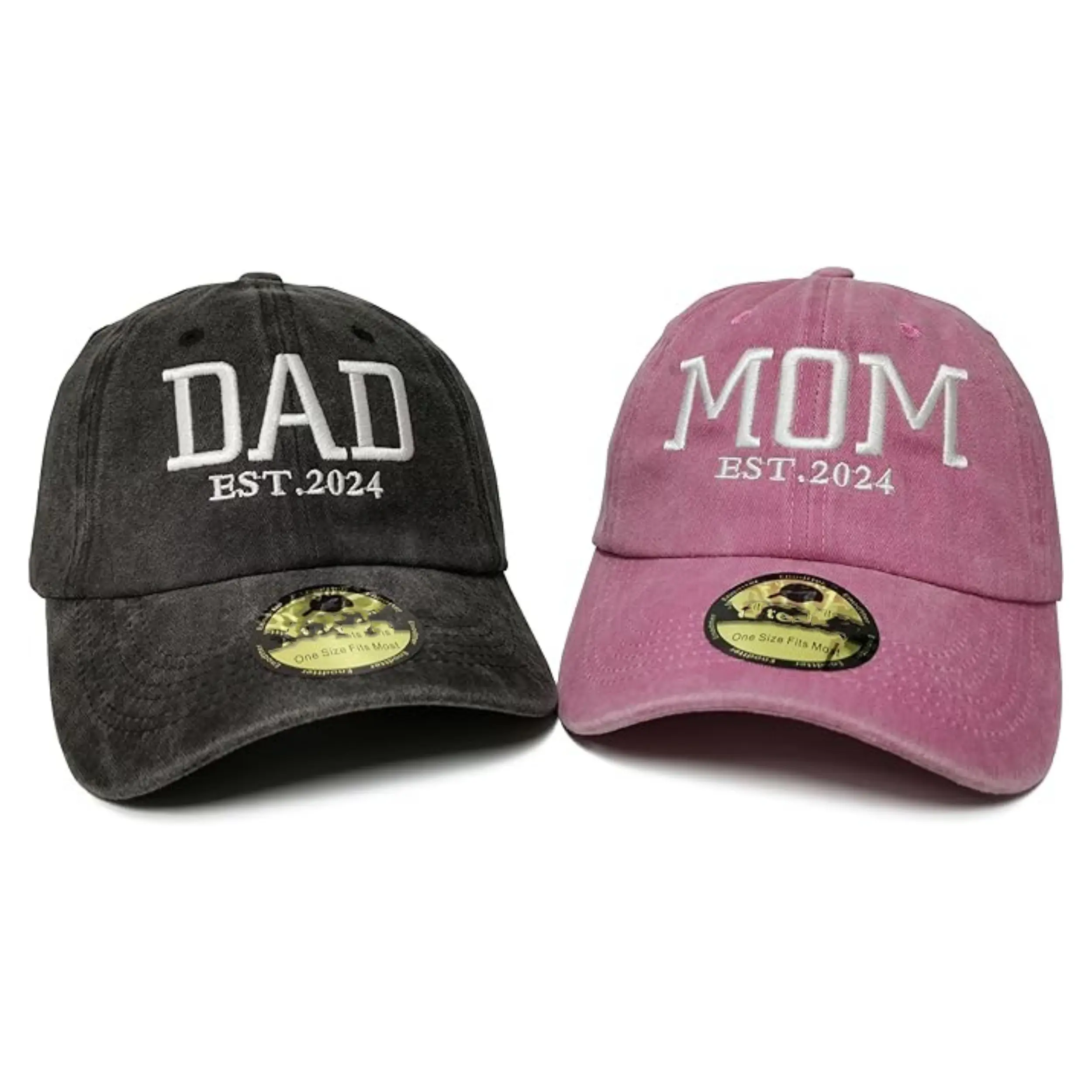 Denim Baseball Cap Hat With Print and Embroidery Logo Pink Gray Vintage Gorras Sports Women Baseball Caps Hats 1