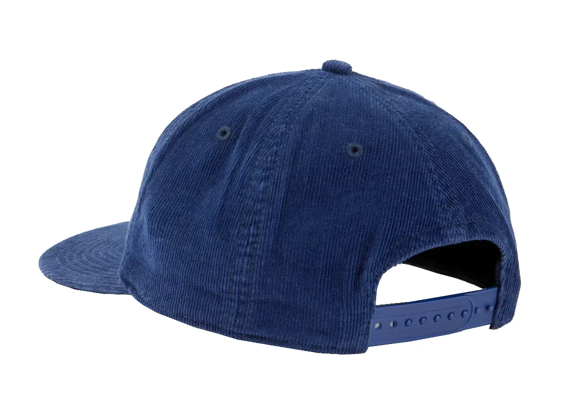 Designer Wholesale High Quality 2D Embroidery Corduroy Baseball Cap Unstructured Custom Logo 5 Panels Adjustable Baseball Cap 2