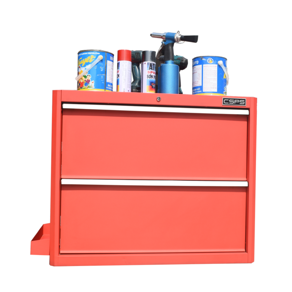 Tool cabinet CSPS 91cm 02 drawers in red Reasonable Price Polyester Carrying Protector Custom Ista Standard made in Vietnam