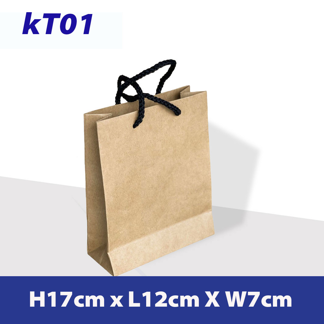 Kraft Paper Bag Hot Selling Eco-Friendly Shopping Accessories Brown Kraft Paper Customized Logo Made In Vietnam Manufacturer 1