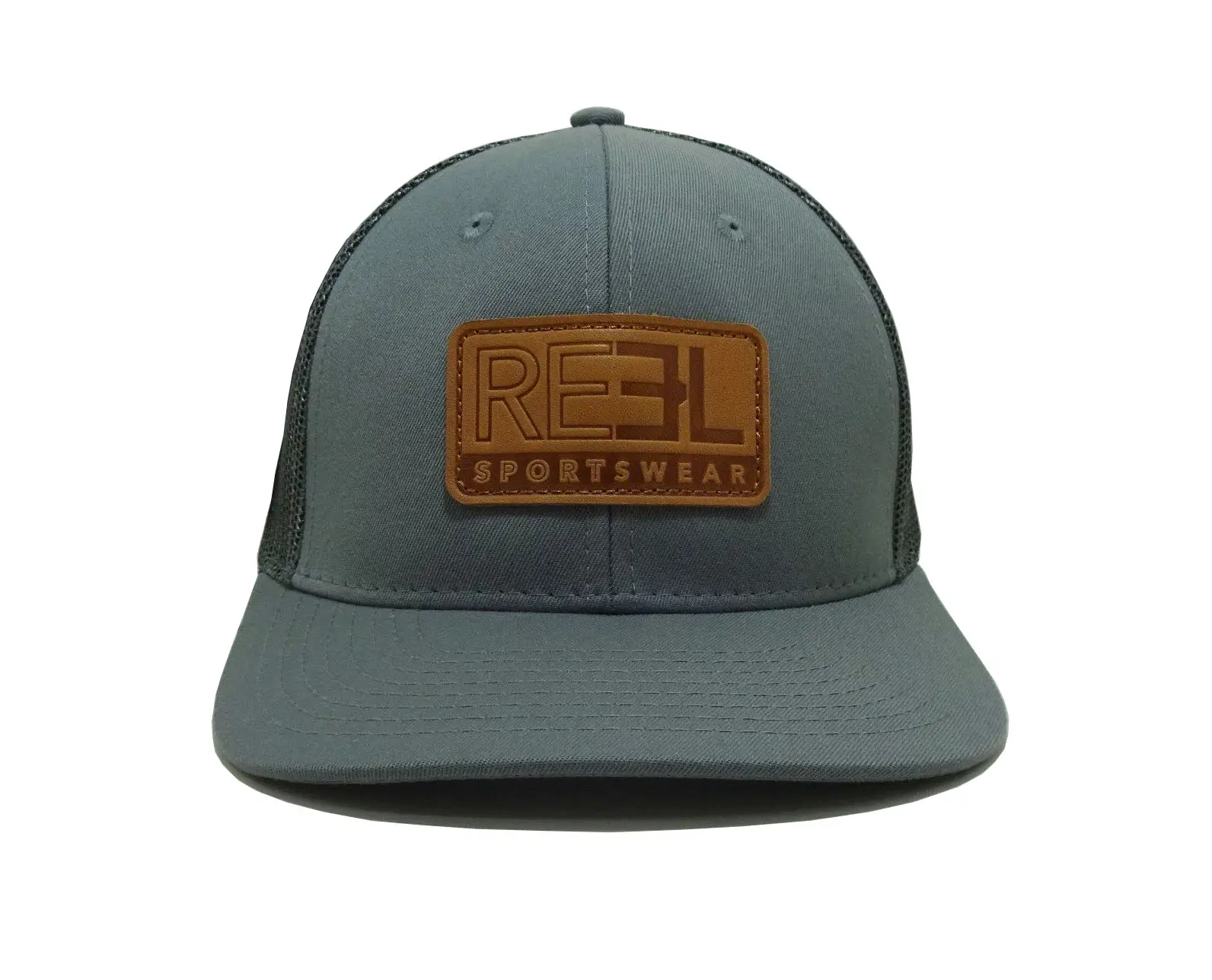 Emboss Leather Patch Logo Trucker Hats Snapback Caps Custom Sublimated Patch Vietnam Promotional Hat for Business 1