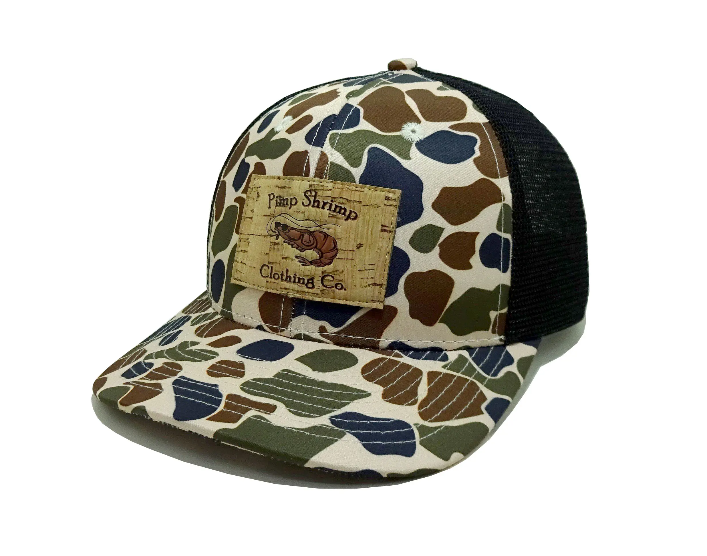 Embossed Printing Logo Cork Patch Camo Richardson 112 Hat Custom Snapback Yupoong Brand Caps Vietnam Factory Trucker Hats 4