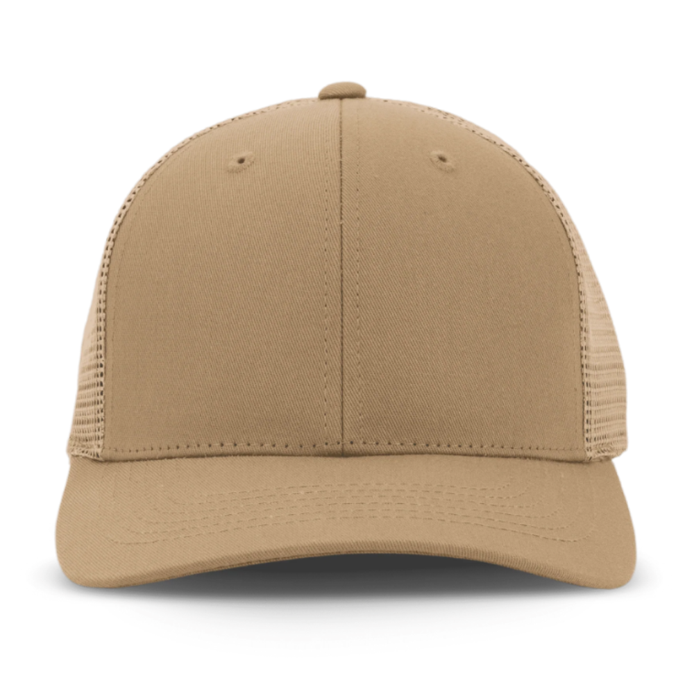 Embroidered 6 Panel Trucker Hat Breathable Mesh Adjustable Plastic Single Row Buckle for Shopping Hiking Fashion Sporty Casual 3