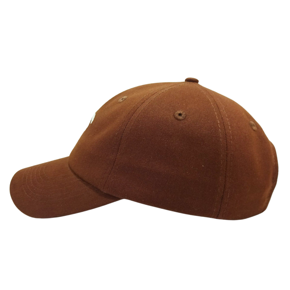 Embroidered Baseball Caps 6 Panel Brown Color Adjustable Metal Buckle for Man Woman for All Ages Hiking Ski Oudoors Event Unisex 5