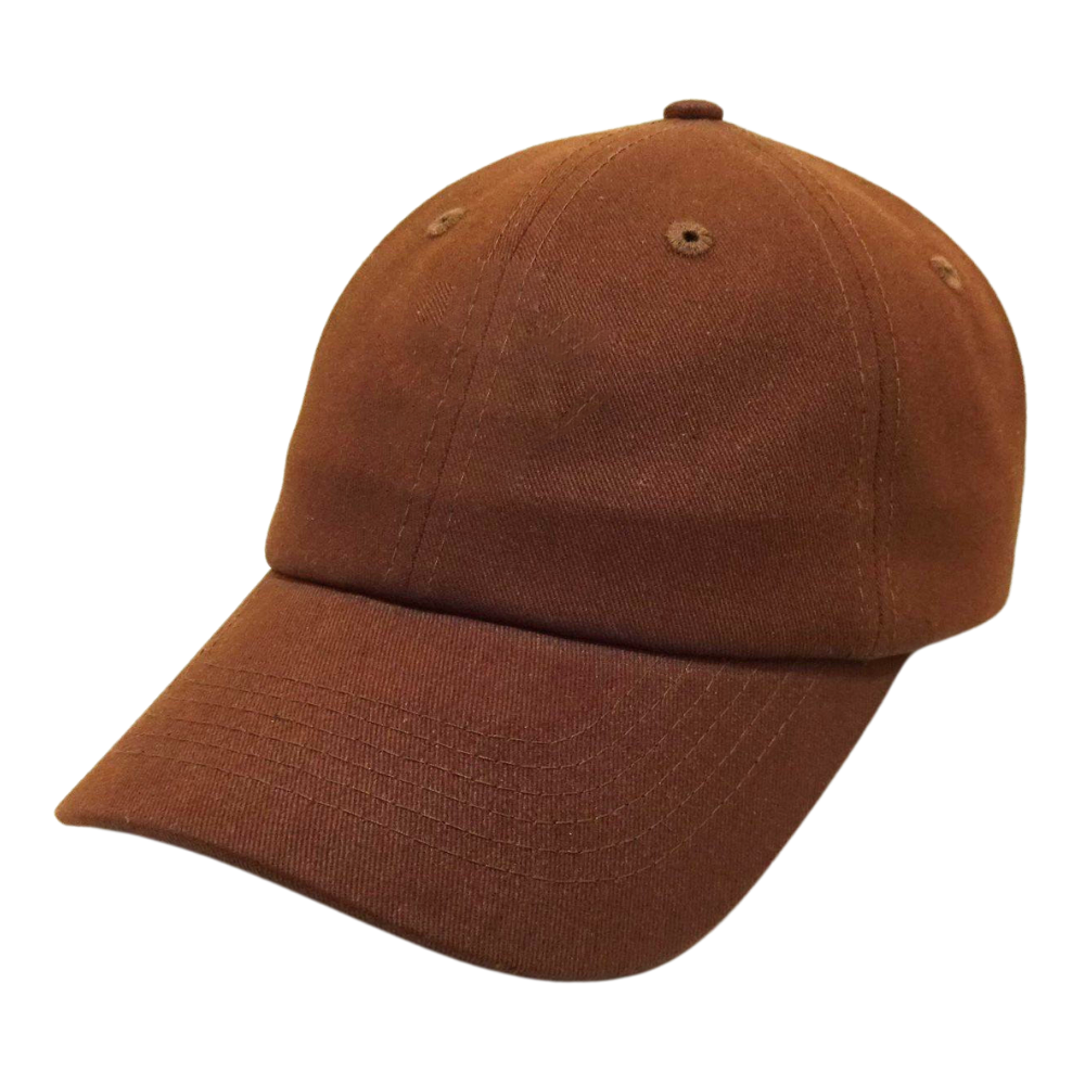 Embroidered Baseball Caps 6 Panel Brown Color Adjustable Metal Buckle for Man Woman for All Ages Hiking Ski Oudoors Event Unisex 4