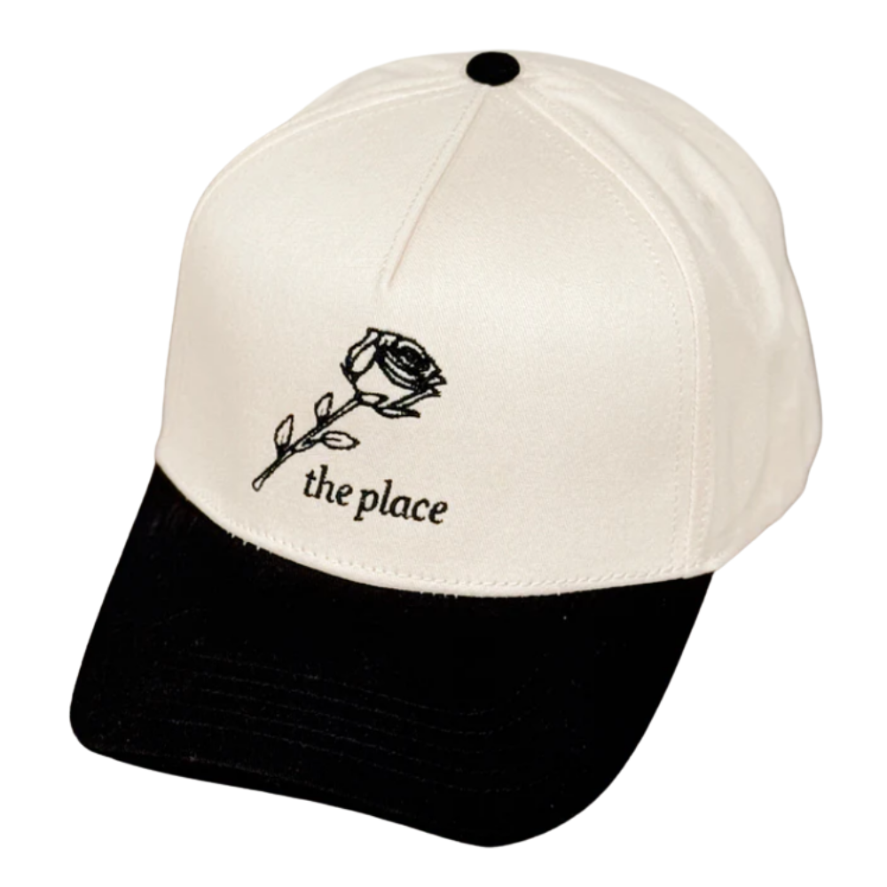 Embroidered Logo Two tone Baseball Caps 5 Panel Gorras White/Black Vintage Styles Curved Brim Adjustable Snapback Closure Unisex 3