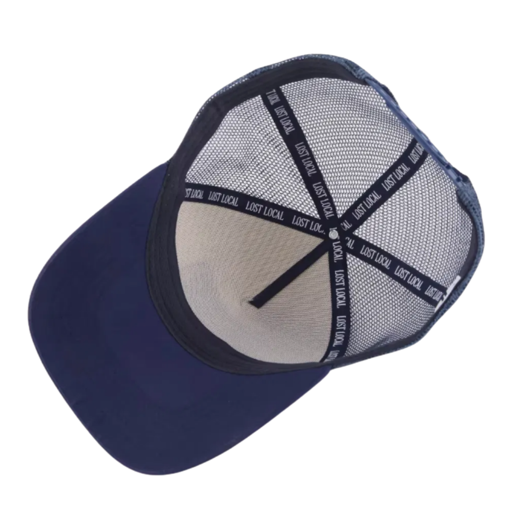 Embroidered Patch Trucker Hat 5 Panel Gorras Structured Caps Fully Printed Inner Tapes Adjustable Curved Brim Snapback Closure 4