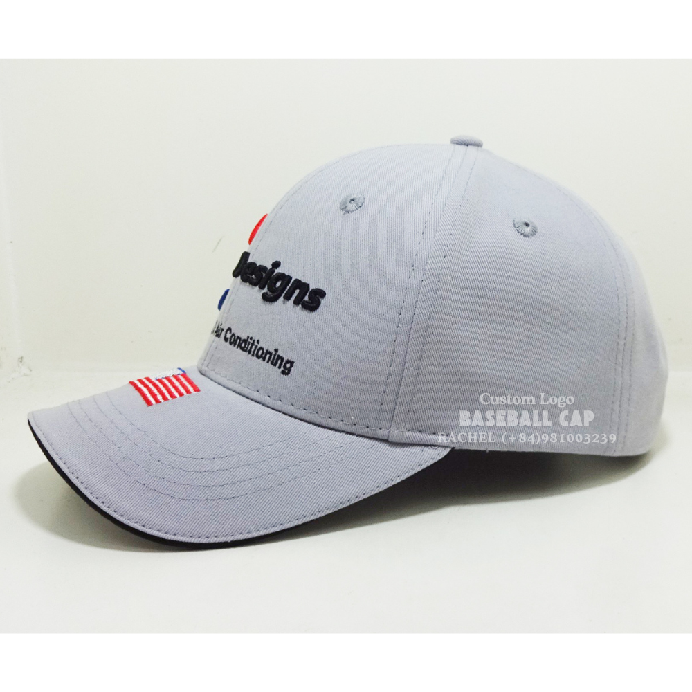 Embroidered Trucker Hats 6 Panel Curved Brim 6 Panel Structured Custom Bill And Sticker Velcro Curved Brim For Brand Promotions 2