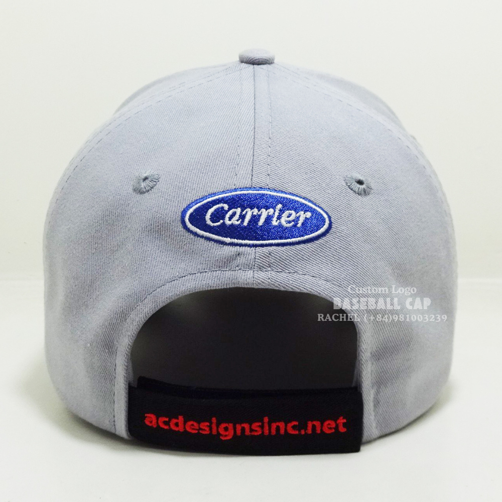 Embroidered Trucker Hats 6 Panel Curved Brim 6 Panel Structured Custom Bill And Sticker Velcro Curved Brim For Brand Promotions 6