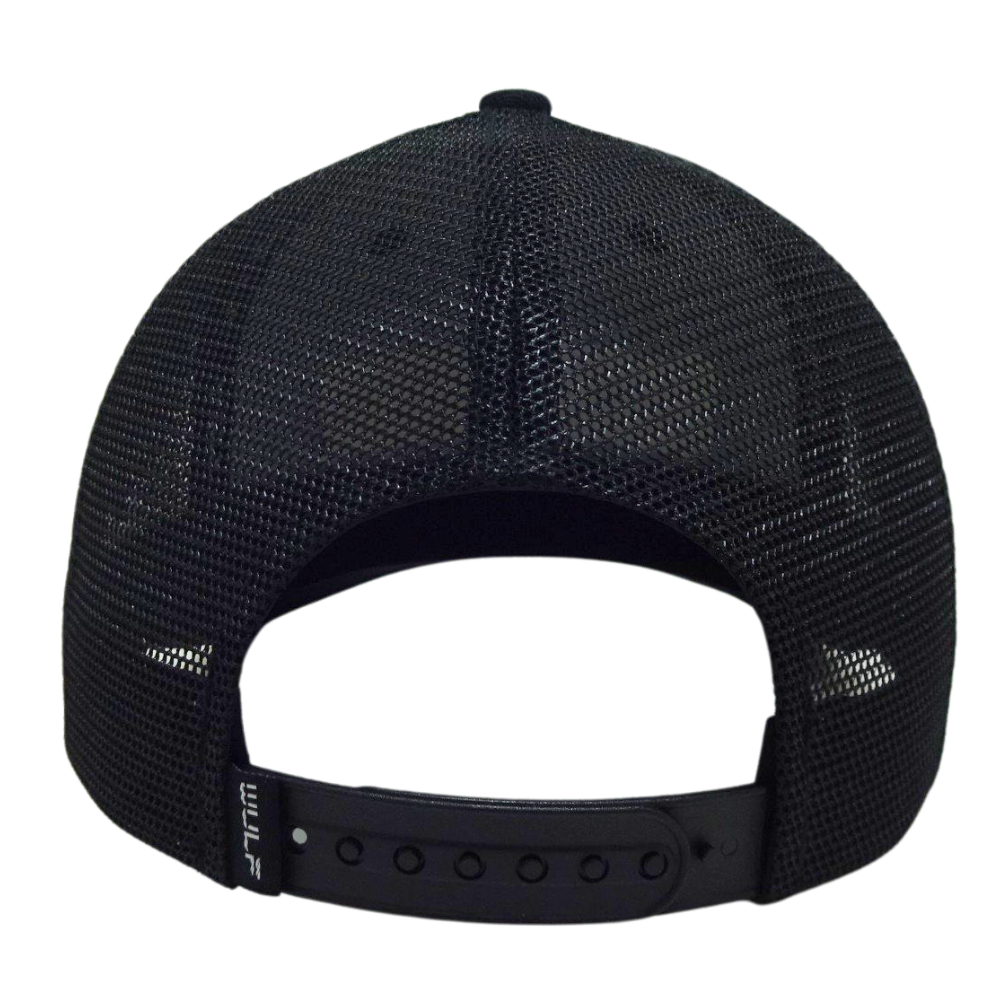 Embroidered Trucker Hats 6 Panel Structured Caps on Front and  Logo Left Side Solid Color Black Printed Inner Tapes for All Ages 7