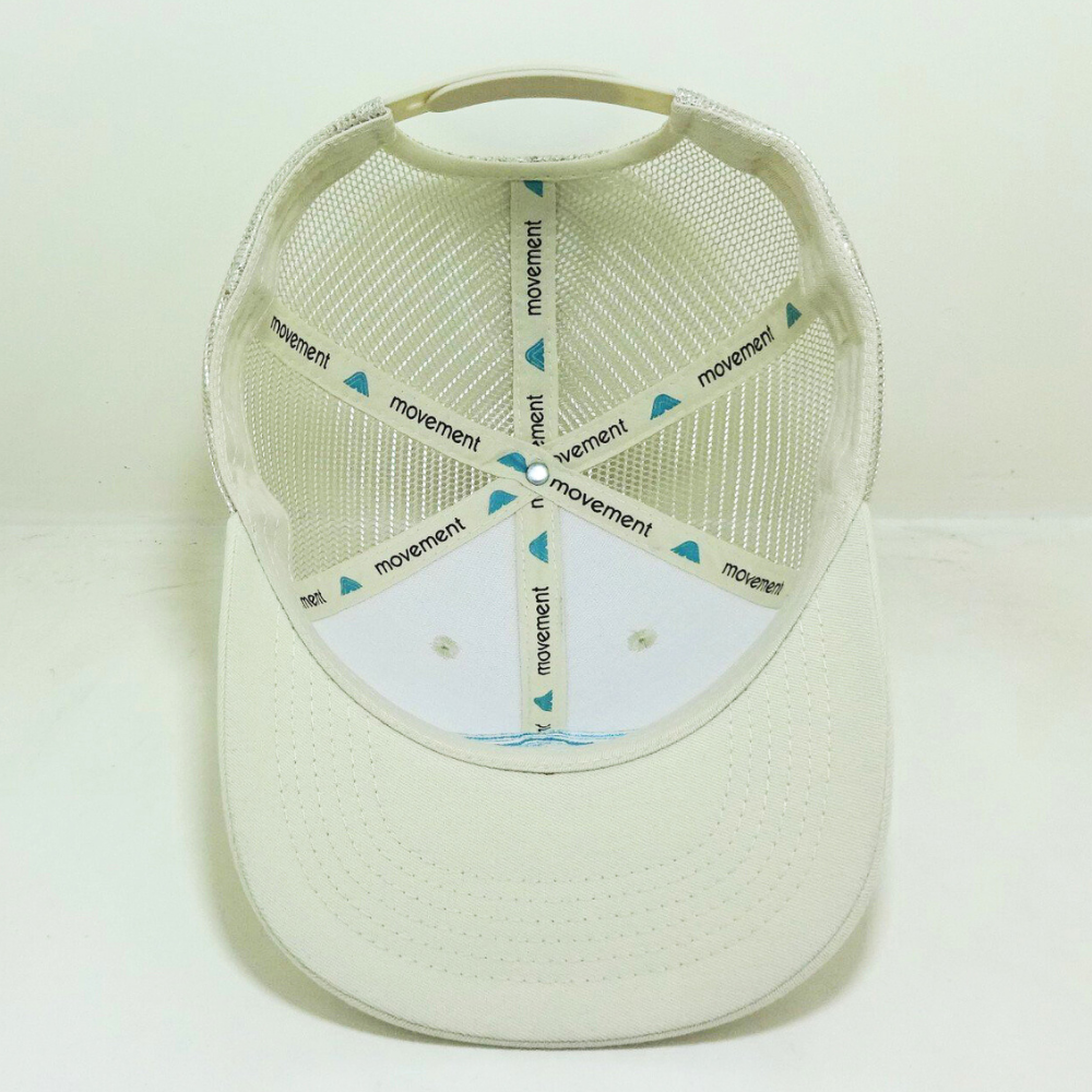 Embroidered Trucker Hats 6 Panel Structured Gorras Caps R 112 Printed Inner Tapes Breathable Adjustable Snapback Closure OEM ODM 5