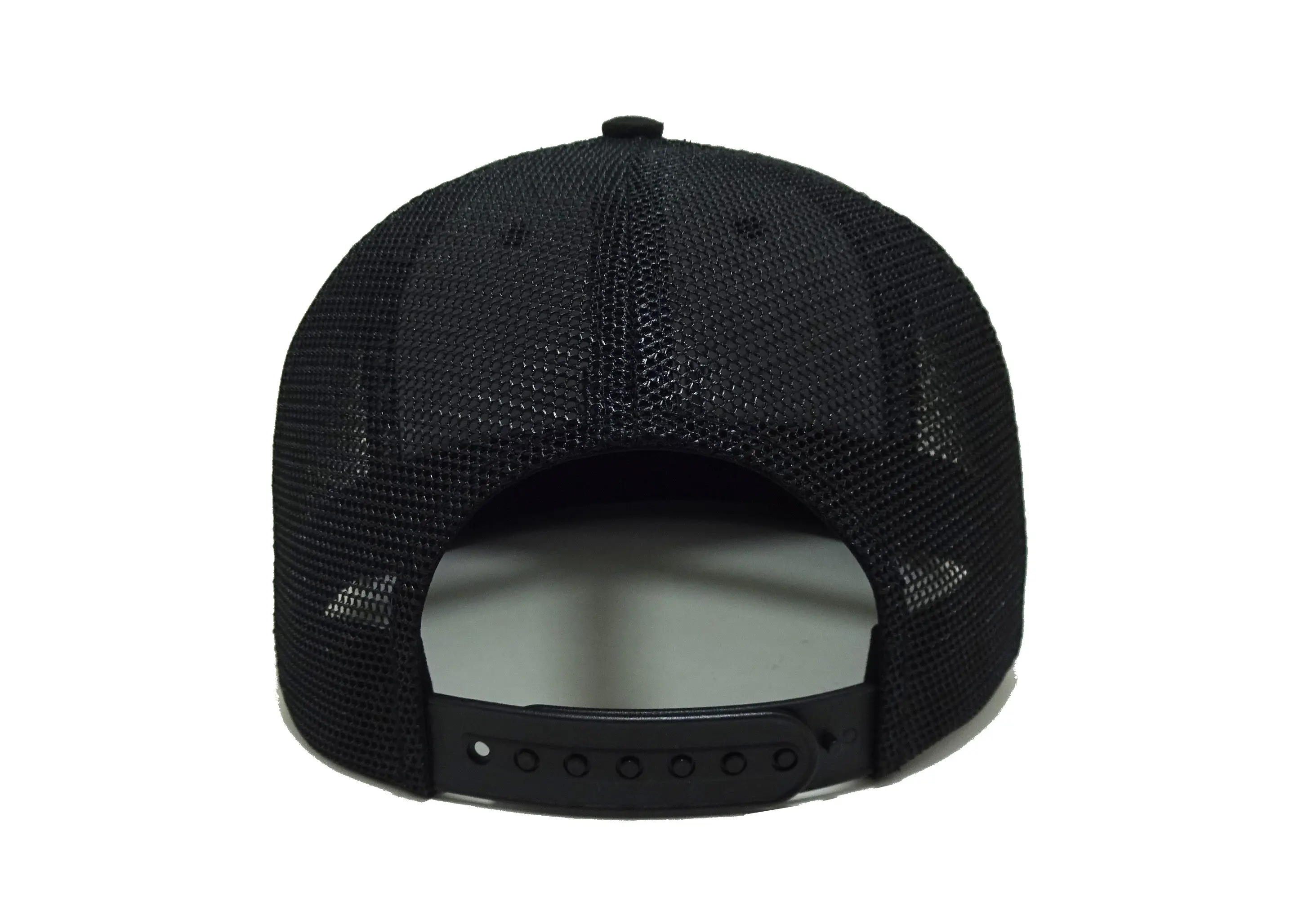 Embroidery Logo 5 Panel Trucker Hat Flat Bill Snapback Caps Vietnam Promotional Brand Hats For Business Support Sample 4
