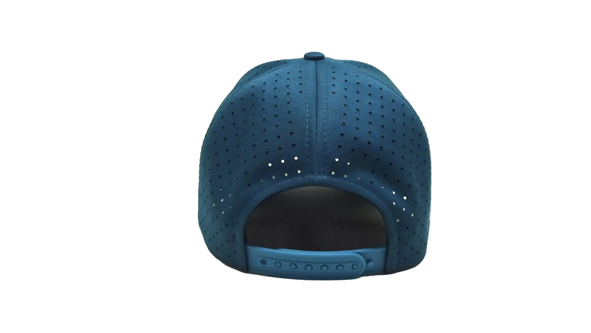 Embroidery Logo Basebaal Hat Polyester Spandex Golf Hats Snapback Caps Laser Cut Holes Curved Brim Cap Vietnam Factory 6