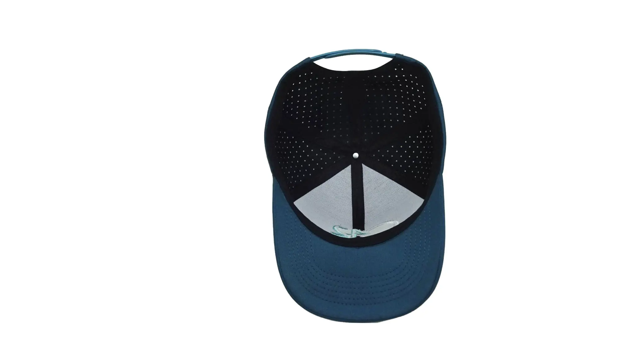 Embroidery Logo Basebaal Hat Polyester Spandex Golf Hats Snapback Caps Laser Cut Holes Curved Brim Cap Vietnam Factory 5