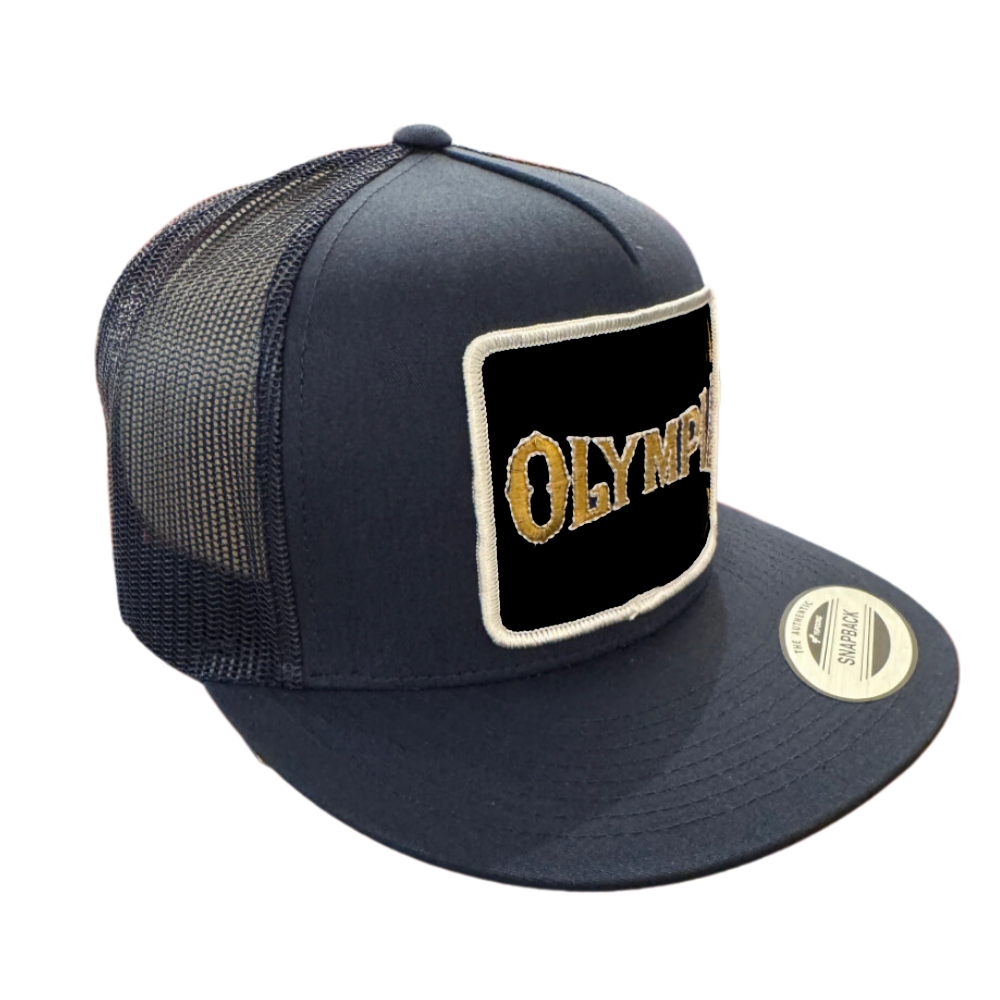 Embroidery Patch Logo on Y 6006 5 Panel Snapback Trucker Caps Tructured Breathable Mesh Adjustable Plastic Single Row Buckle OEM 3