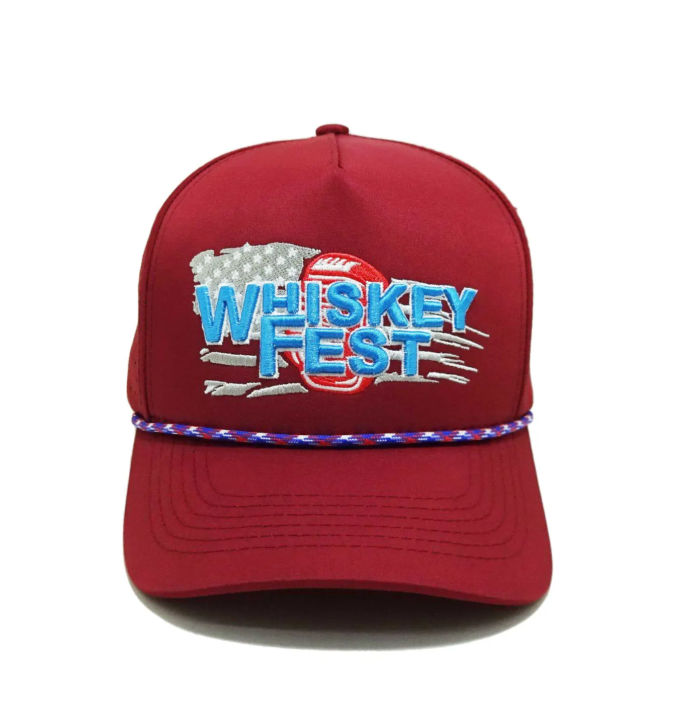 Embroidery Whiskey Fest  Laser Cut Baseball Golf Hats With Rope for Men Customization Sport Cap in Vietnam 1
