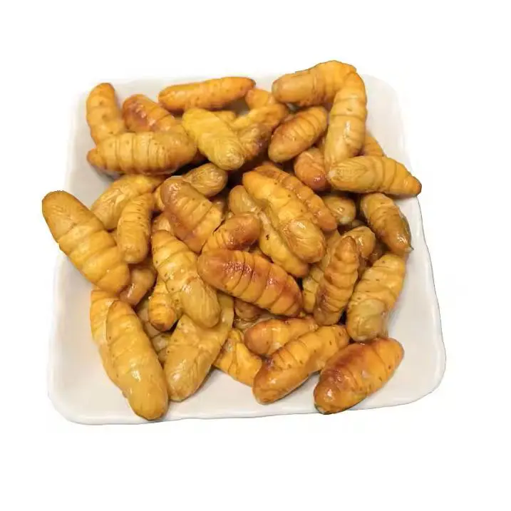 Factory Price Frozen Silkworm Pupae Wholesale 100% Organic Top Grade High Quality Food From Vietnam Manufacturer Fast Delivery 2
