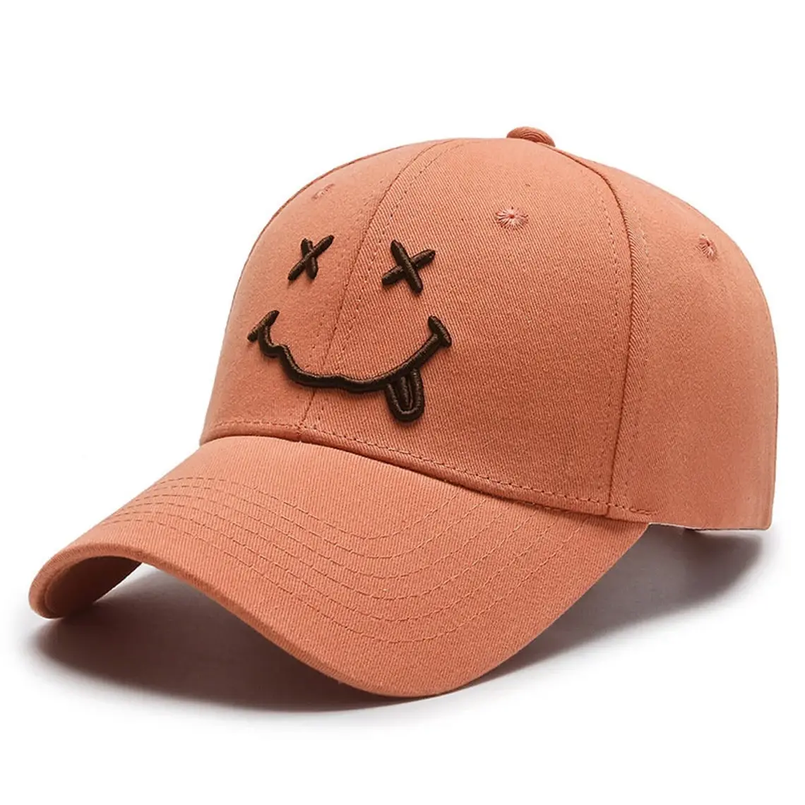Fashion 6-Panel Curved Brim Structured High Quality Low Profile 65% Cotton and 35% Polyester Baseball Cap From Vietnam Supplier 1