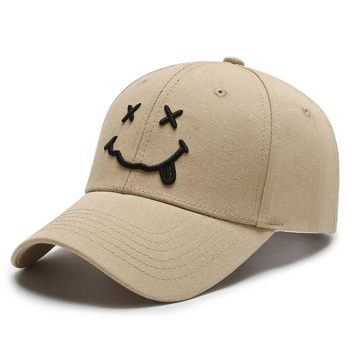 Fashion 6-Panel Curved Brim Structured High Quality Low Profile 65% Cotton and 35% Polyester Baseball Cap From Vietnam Supplier 2