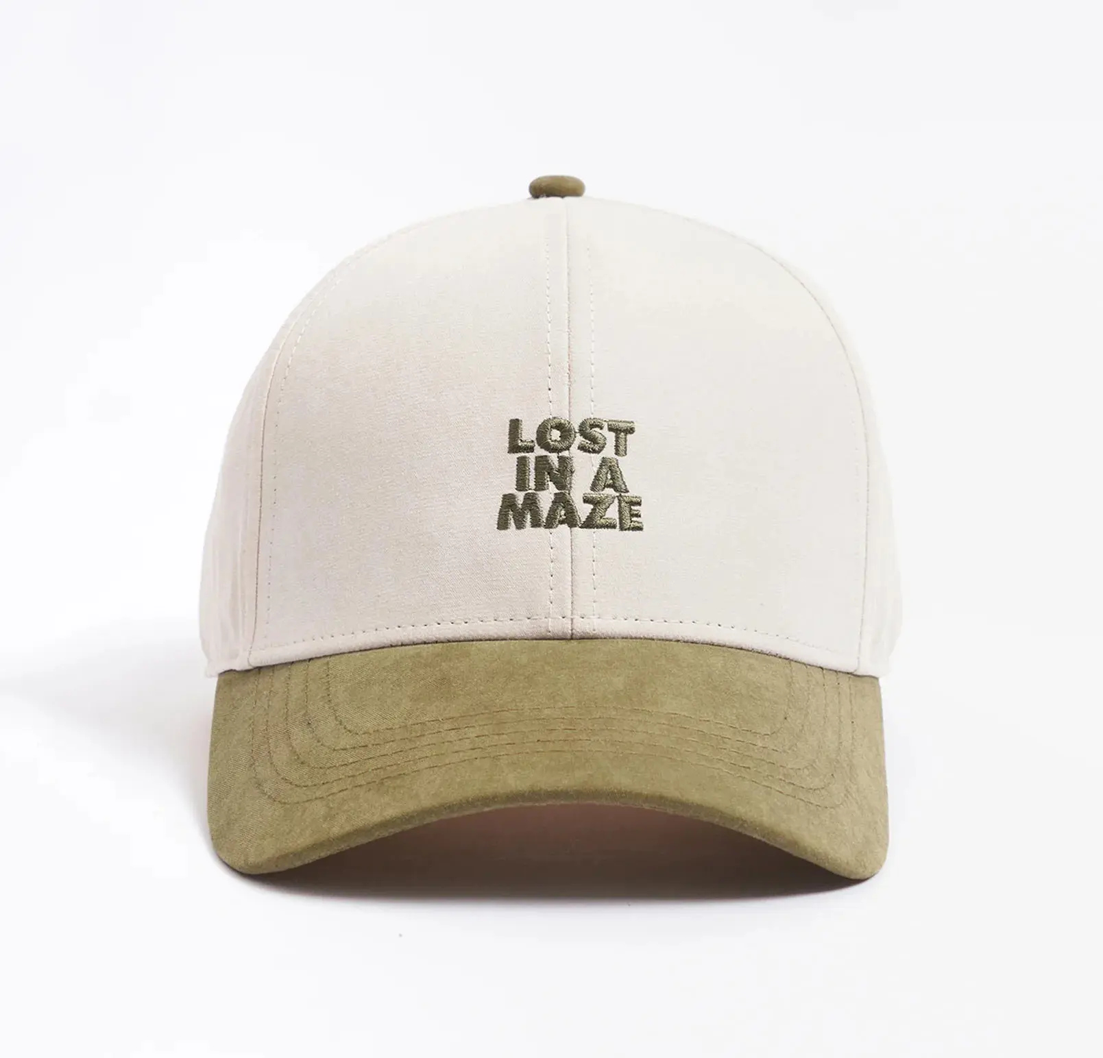 Fashion Hot Trend High Quality Two Tone 6 Panel Baseball Cap with Custom Embroidery Logo Outdoor Promotional Sports Cap 1