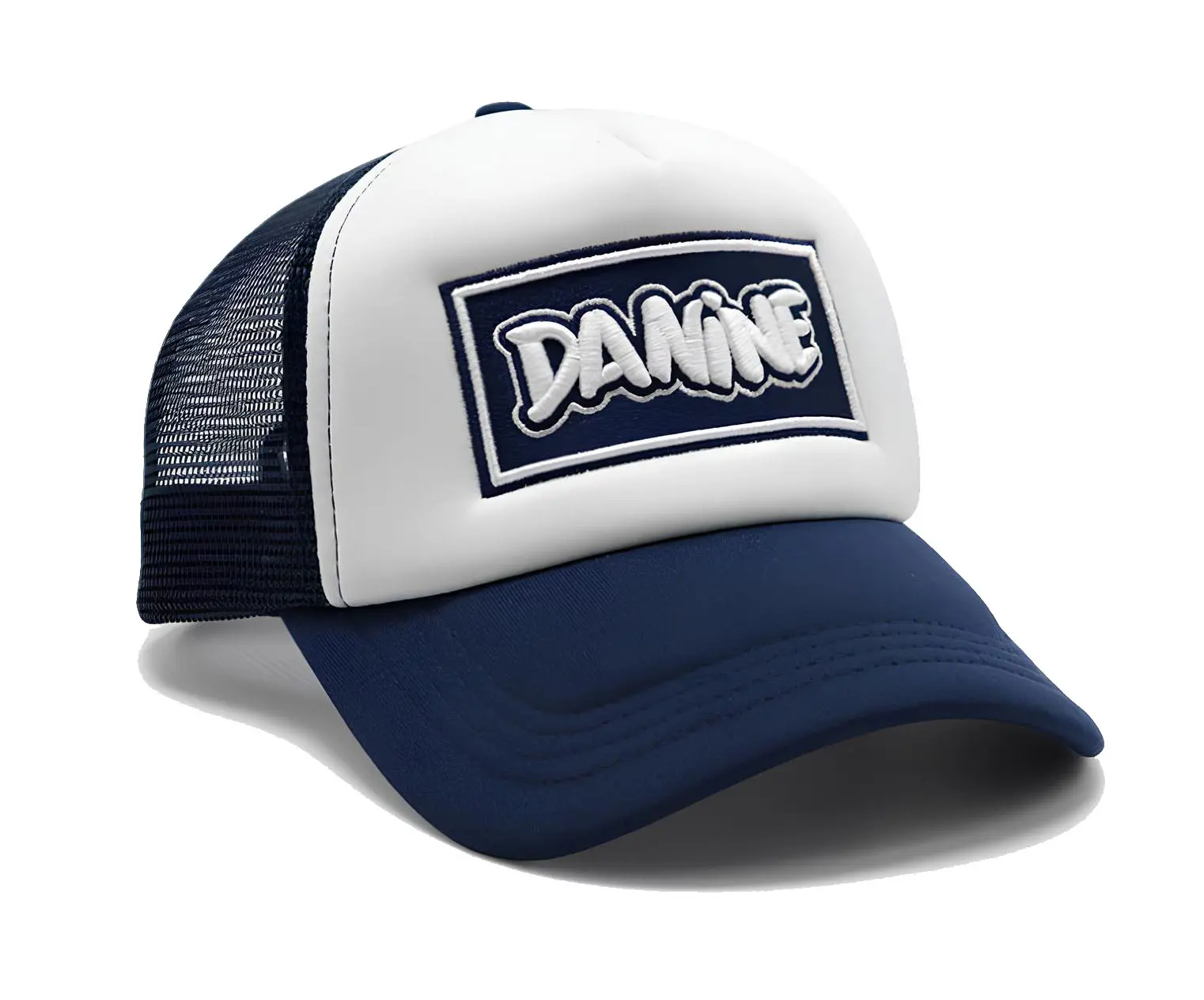 Fashion Vintage High Quality Foam Trucker Hat with Custom Logo Wholesale Promotional Sports Cap 2 Tone Adjustable Trucker Hat 3