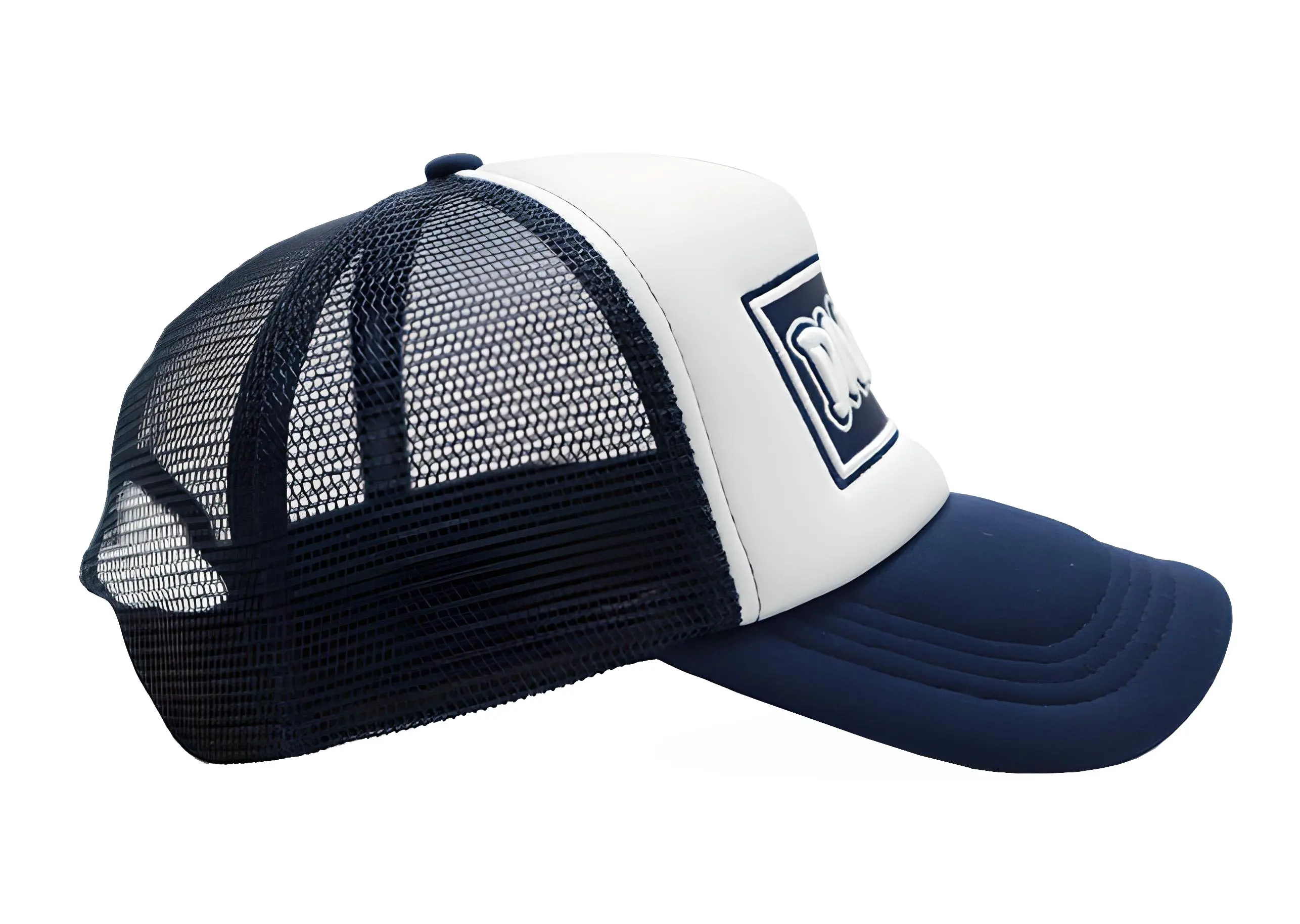 Fashion Vintage High Quality Foam Trucker Hat with Custom Logo Wholesale Promotional Sports Cap 2 Tone Adjustable Trucker Hat 5