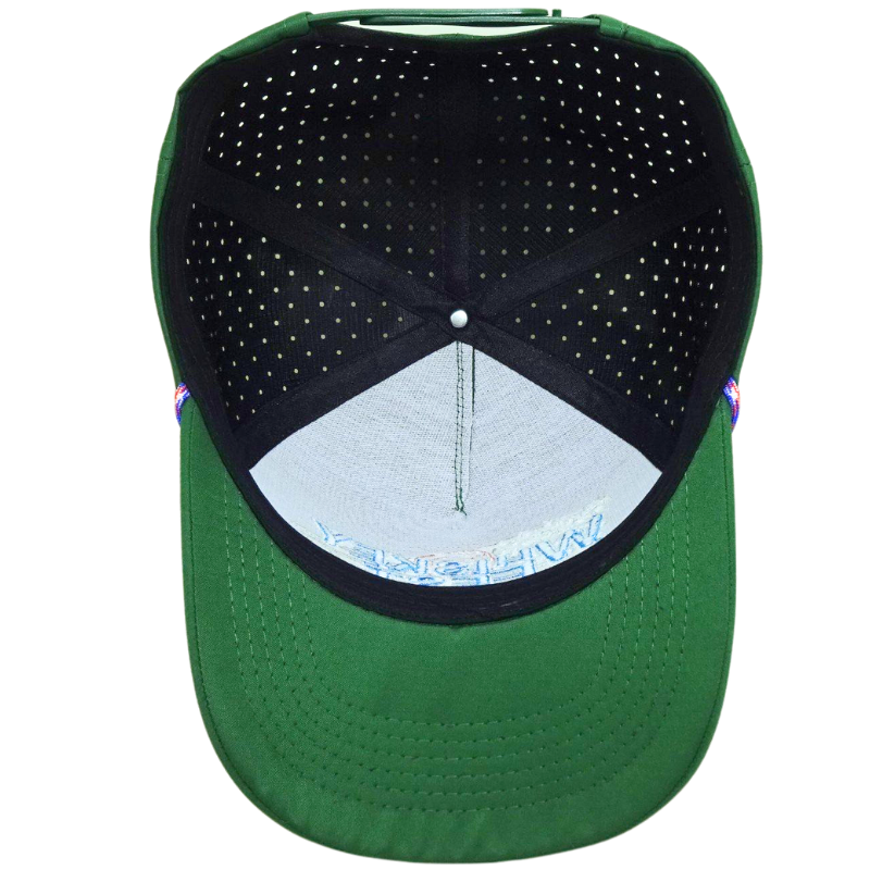 Fashionable Custom Embroidery Logo Caps High Quality Structured Rope Laser Cut Hats Plastic Closure Vietnam OEM Factory L01 4