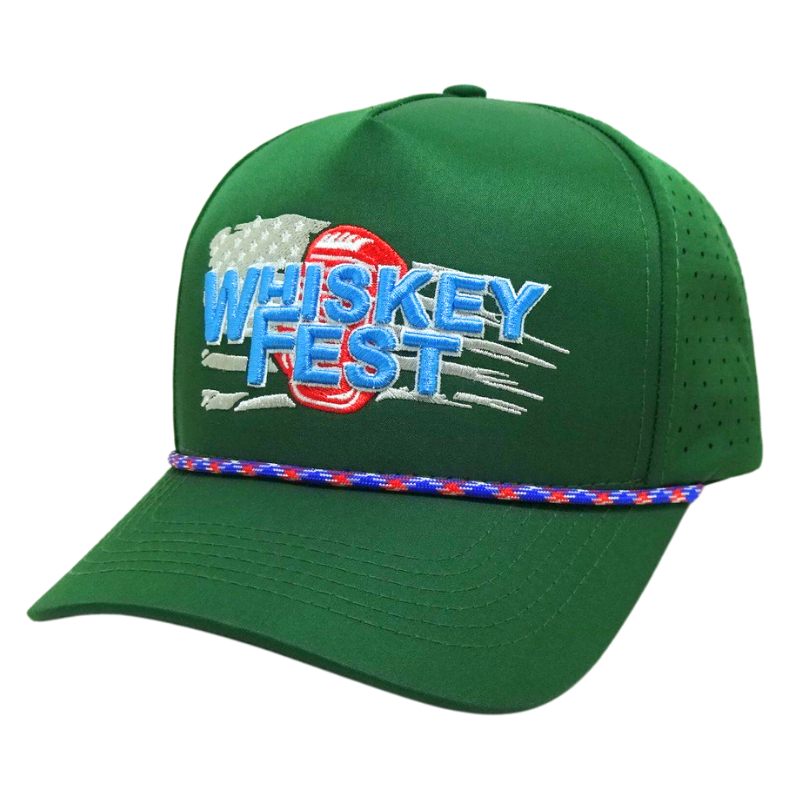 Fashionable Custom Embroidery Logo Caps High Quality Structured Rope Laser Cut Hats Plastic Closure Vietnam OEM Factory L01
