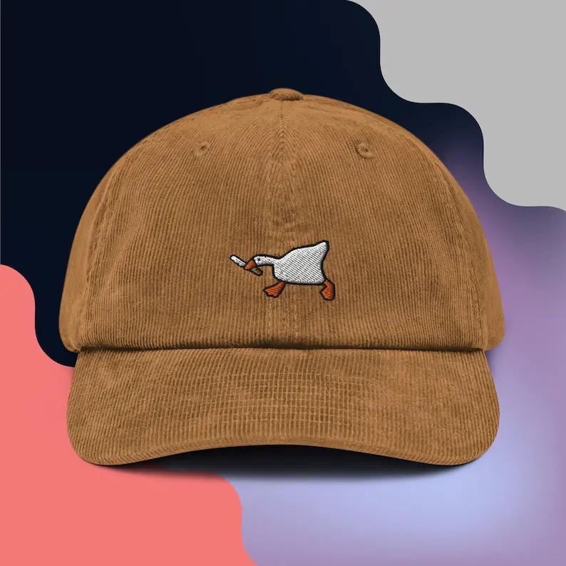 Fashionable Embroidered Corduroy Dad Hat with Custom Logo 6 Panel Adjustable Closure Premium Baseball Cap Vietnam OEM Supplier 5