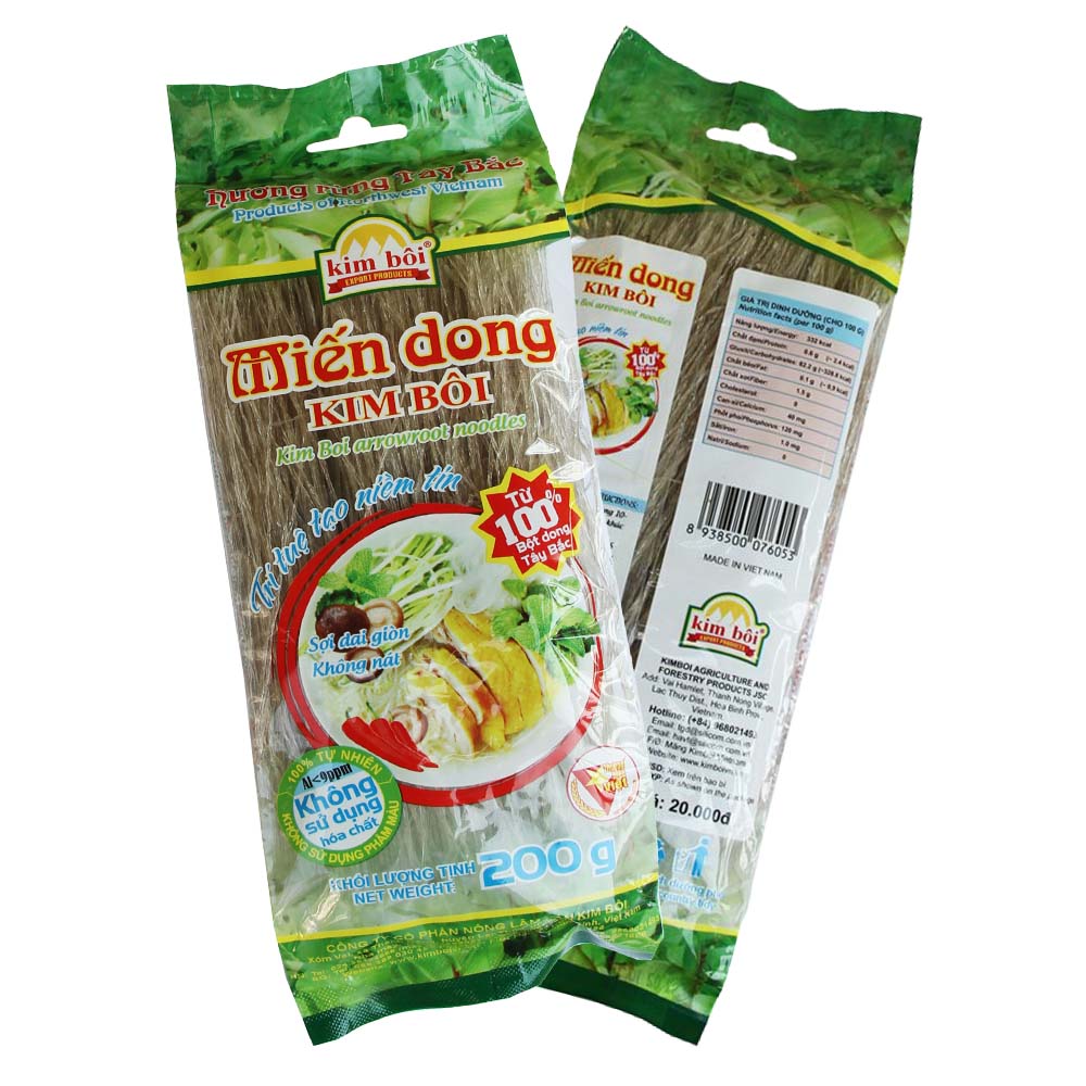 Refined Processing Type Instant Mien Arrowroot Vermicelli Gluten-Free Low-Fat Low-Salt Sugar-Free Low-Sodium 5 Minutes