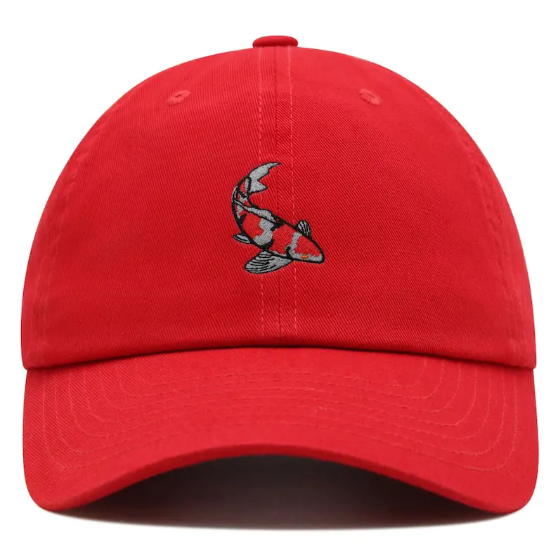 Fish Embroidery Baseball Cap High Quality Vietnam Made Hat Custom Logo Gorras For Casual Style Travel Unisex Animal Lovers L01 6