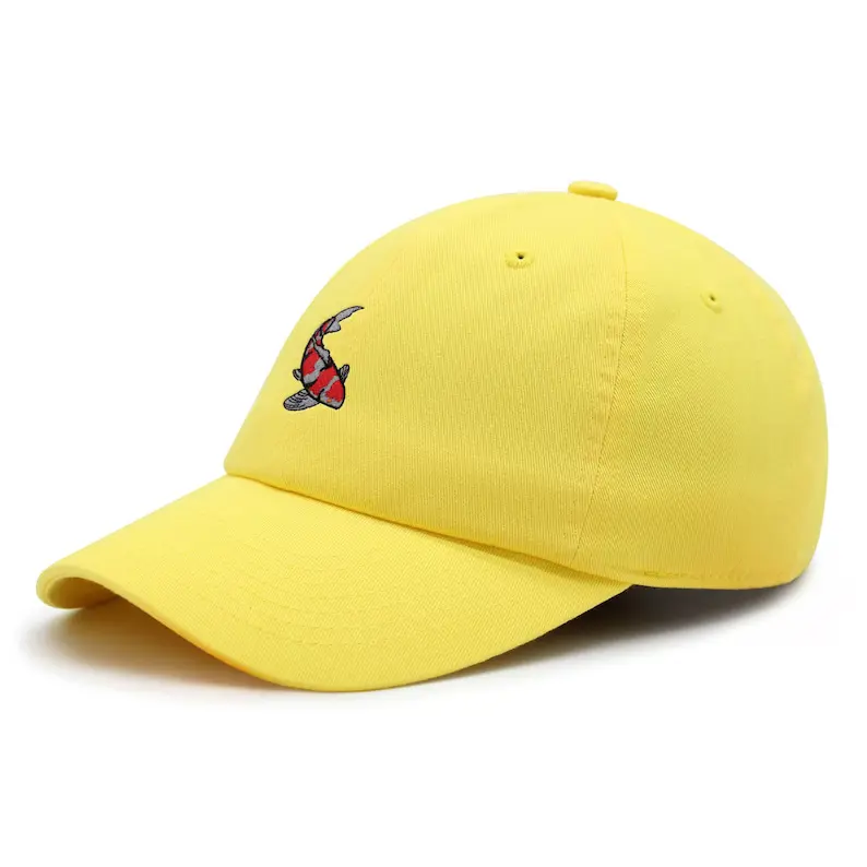 Fish Embroidery Baseball Cap High Quality Vietnam Made Hat Custom Logo Gorras For Casual Style Travel Unisex Animal Lovers L01 2