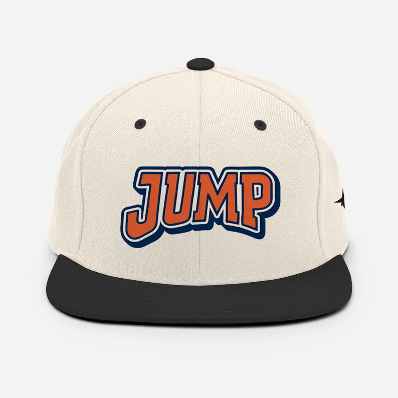 Flat Brim Snapback Cap Two Tone 3D Embroidered Lettering Custom Logo Street Style Adjustable Hat OEM ODM Vietnam Manufacturer 2