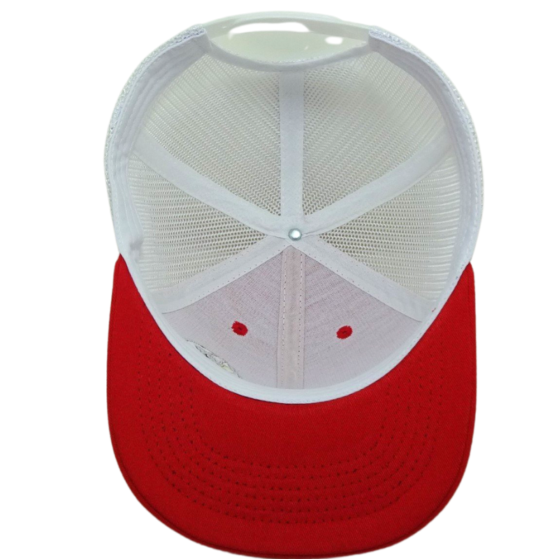 Flat Brim Trucker Hat Cartoon Character Embroidered Logo Vietnam Made 6 Panel Mesh Back Caps Gorras For Animal Lovers Casual L01 6