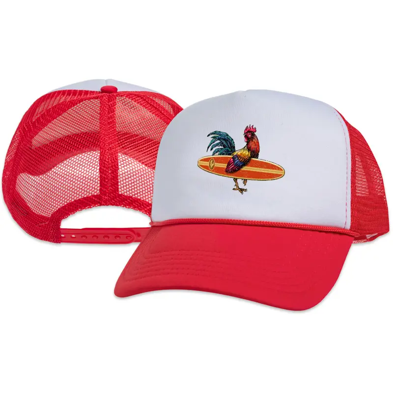 Foam Trucker Hat 5 Panel Custom Color Mesh and Brim Digital Printed Logo Animal Pattern Snapback Plastic Single Row Buckle OEM 4