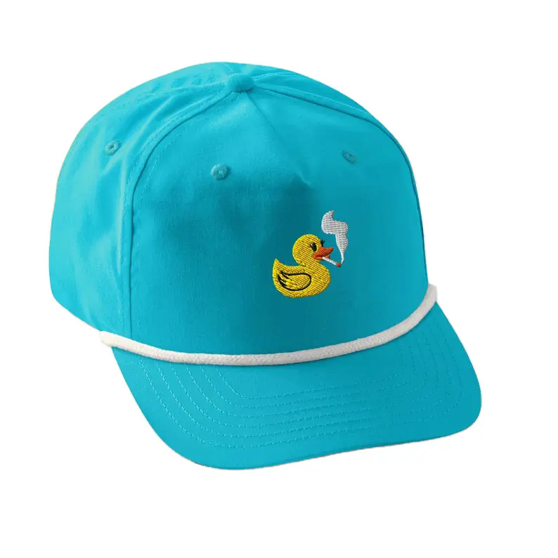 Funny Animal Embroidered Logo Snapback Hat Custom Vietnam Made Adjustable Fit Caps With Rope For Men Women Casual Promotion L01 2
