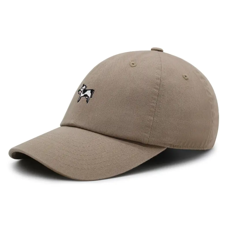 Funny Cow Embroidery Baseball Cap Vietnam Made 6 Panel Hat Custom Logo Gorras For Animal Lovers Unisex Casual Farmer Style L01 2