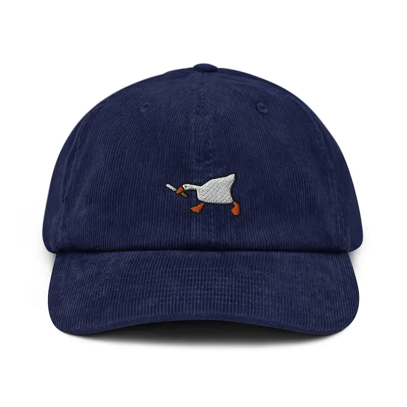 Funny Goose Custom Logo Vietnam Baseball Caps Corduroy Dad Hat Gorras For Men Women Outdoor Casual Animal Lovers Promotion L01 6