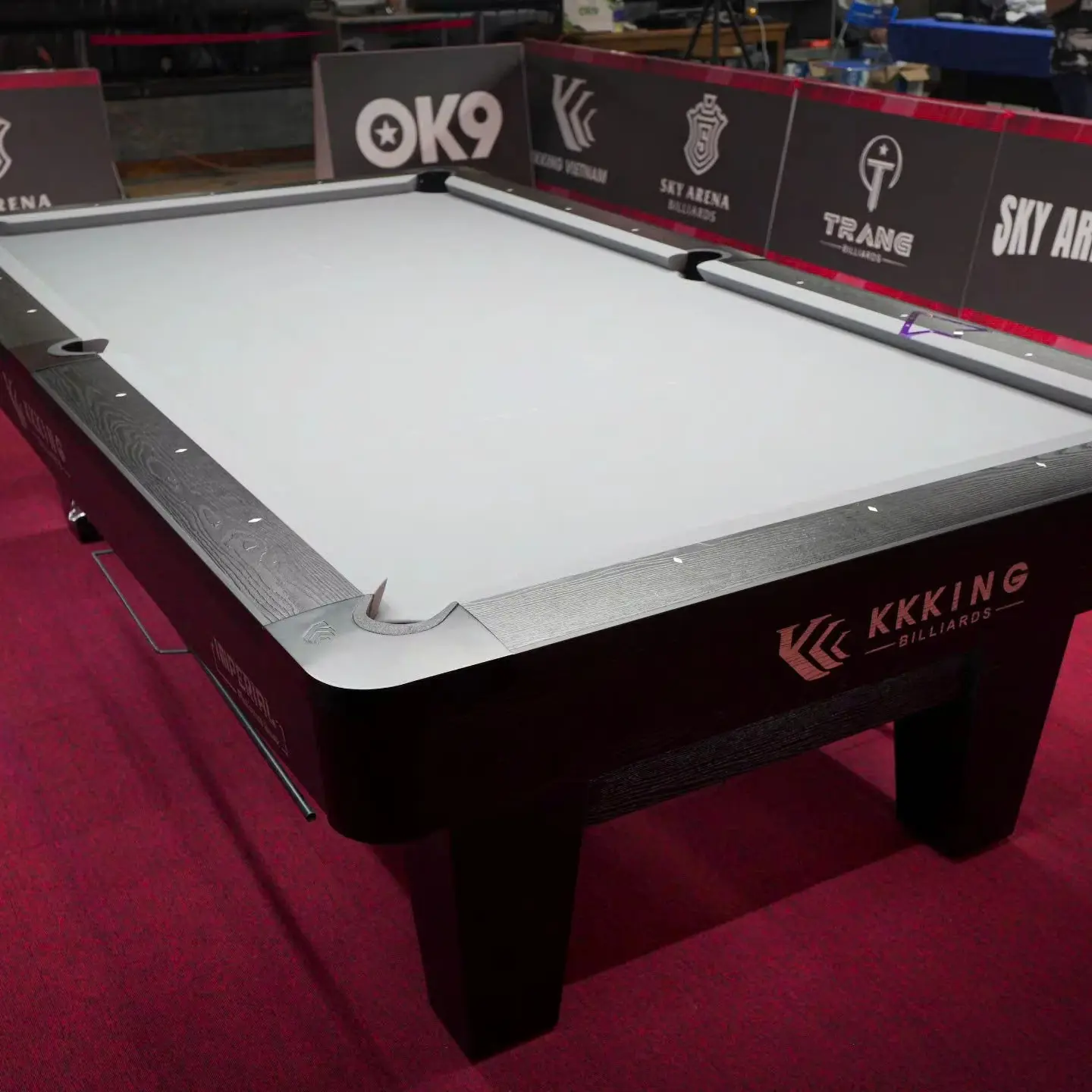 Game Club Pool Table Premium Slate and Custom Logo Option, Made in Vietnam 1