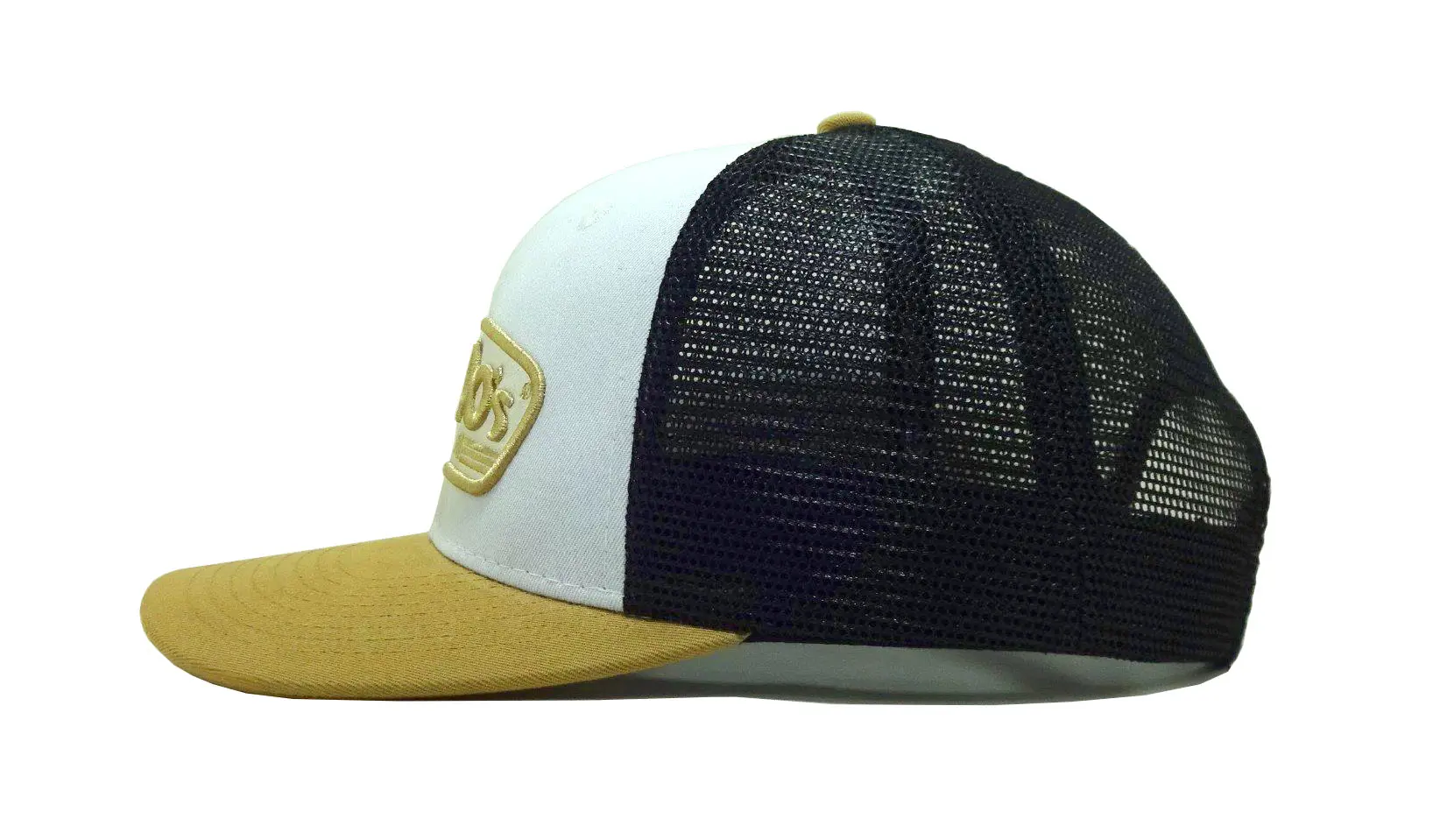 Gold Embroidery Logo Trucker Hats Custom Snapback Caps Hat Custom Woven Patch Vietnam Promotional Hat Snapback Cap 6