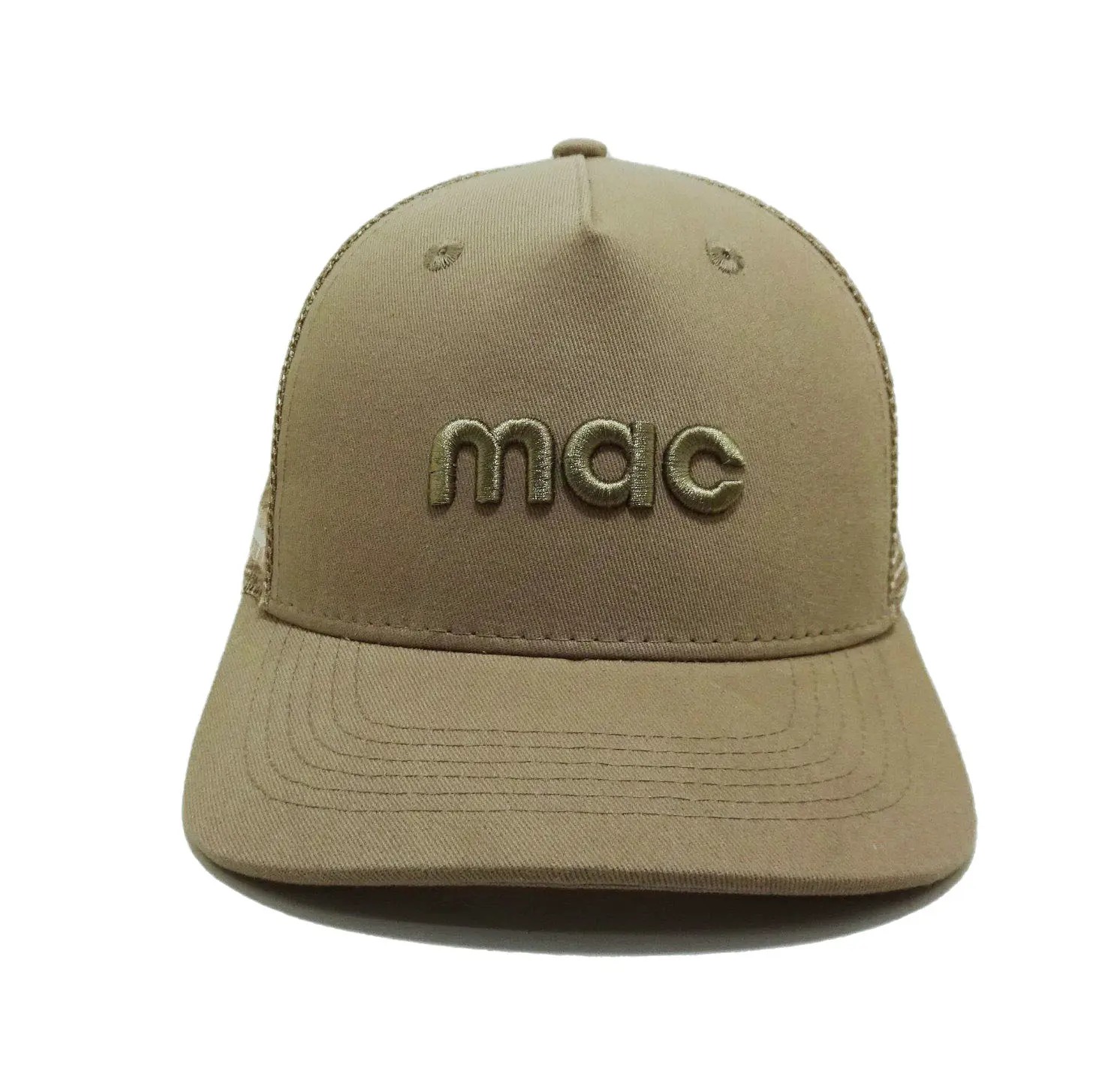 Golf Hats With Custom Embroidery Logo Mesh Trucker Caps 5 panels Gorras MAC Logo High Quality Best Caps for Men 6