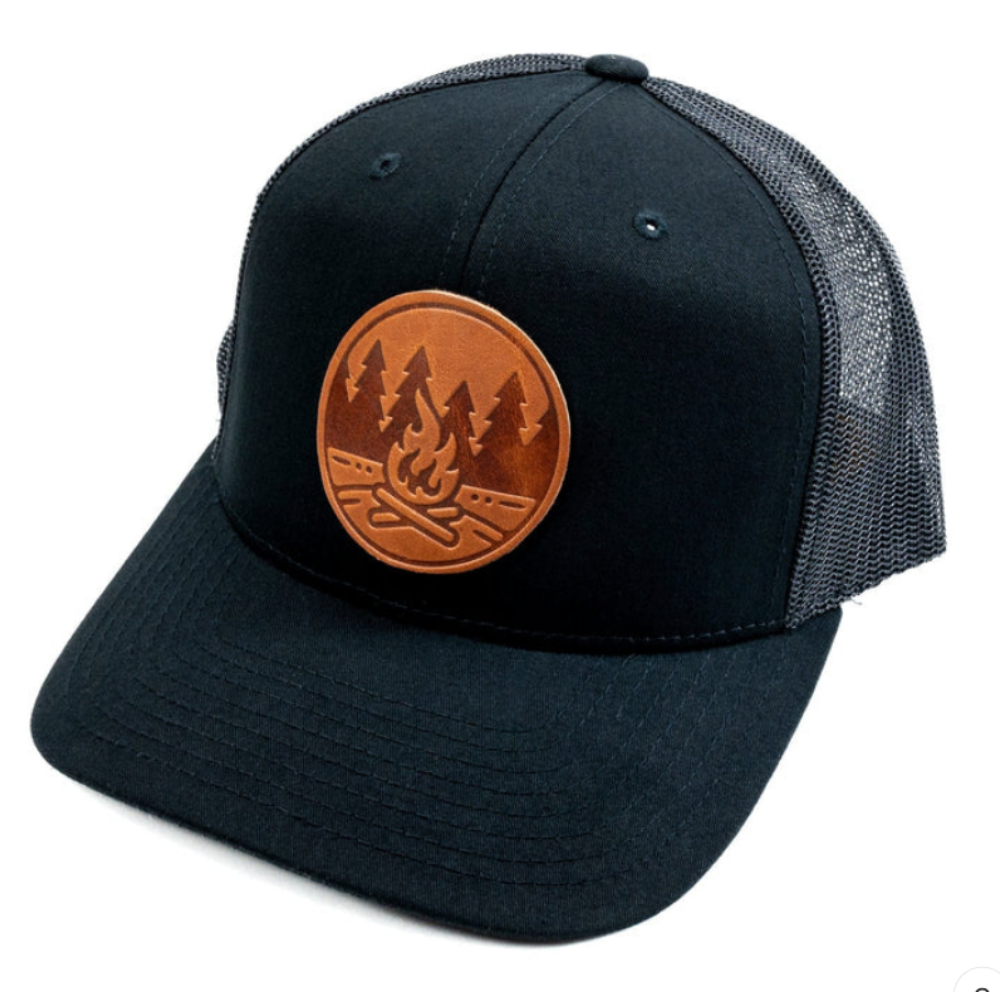 Gorras 6 Panel Trucker Hats Leather Logo Patches Structured Caps Breathable Mesh Adjustable Single Row Buckle Snapback Closurse 7