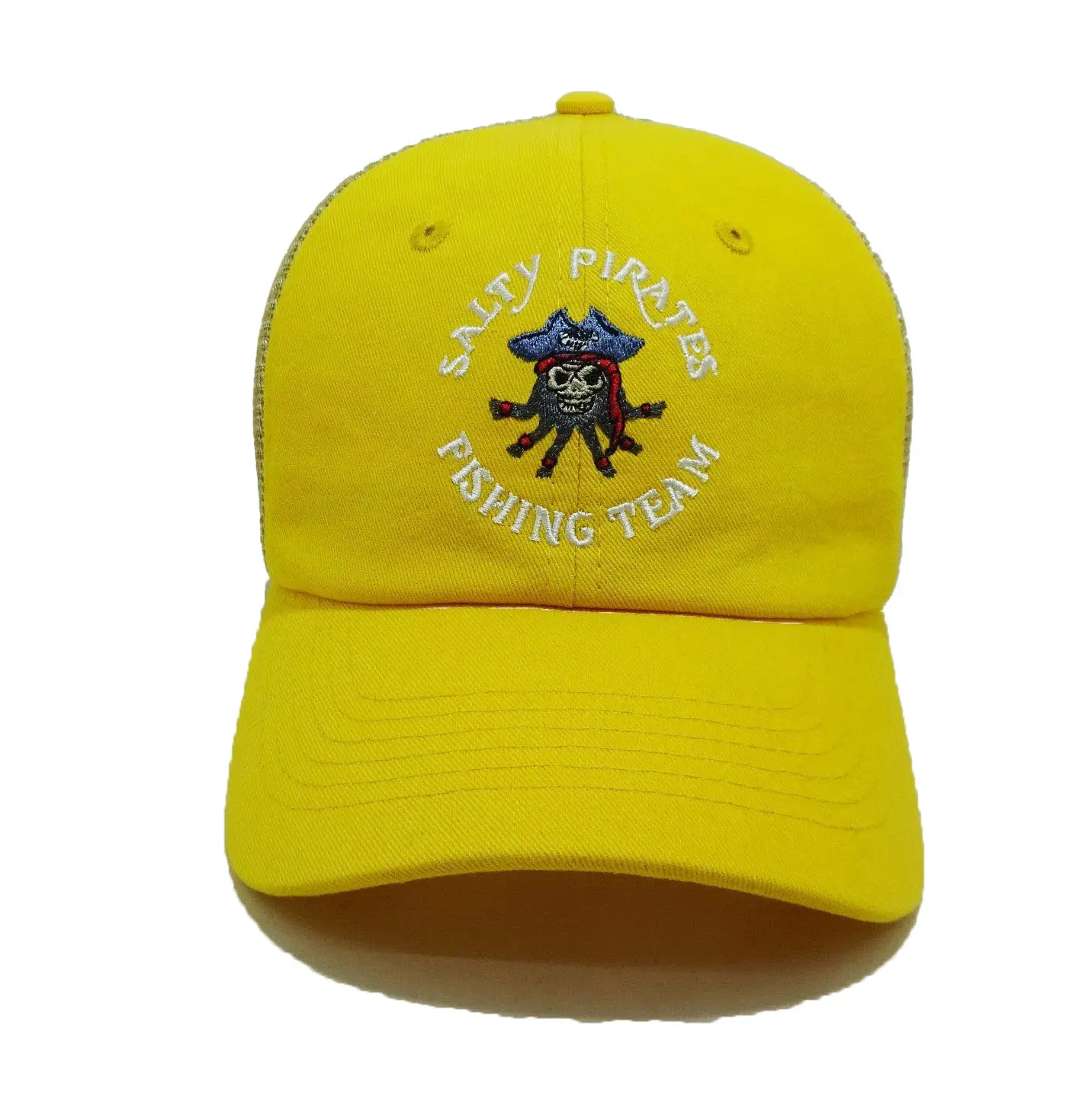 Gorras  6 Panel Unstructured Trucker Hats Woven Patch Logo Women and Men Sport Caps in Vietnam