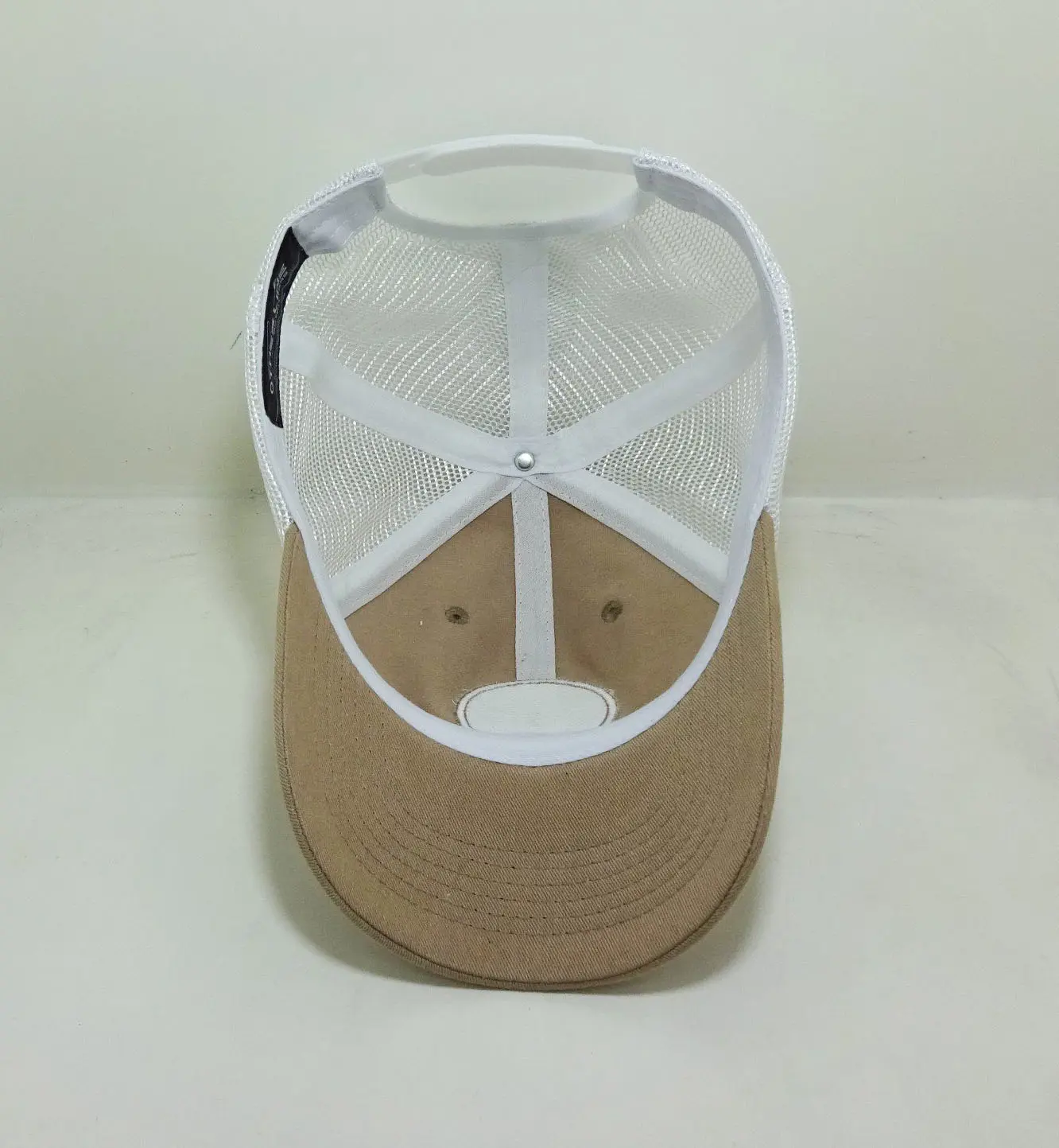 Gorras  6 Panel Unstructured Trucker Hats Woven Patch Logo Women and Men Sport Caps in Vietnam 3