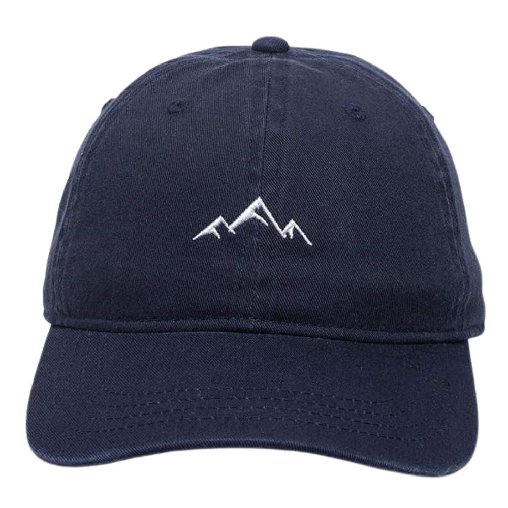 Gorras Mountain Embroidered Adjustable Baseball Cap 6 Panel Hats Unstructured Dad Hat Curved Brim Mental Buckle Closure All Ages 2