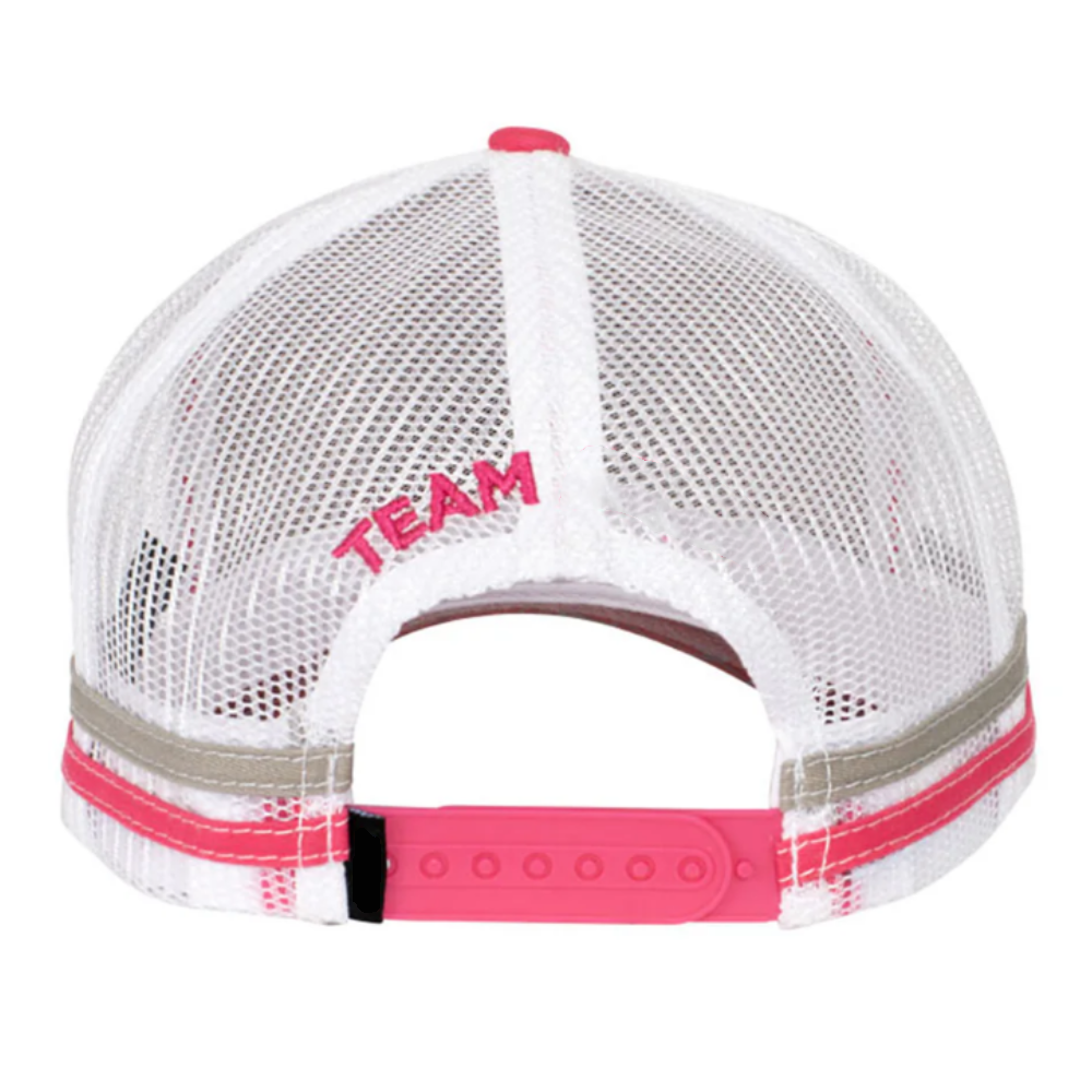 Gorras Side Stripes Trucker Hat 5 Panel Caps Embroidered Logo Patches Contras Stitching Line Snapback Closure Plastic Buckle OEM 3