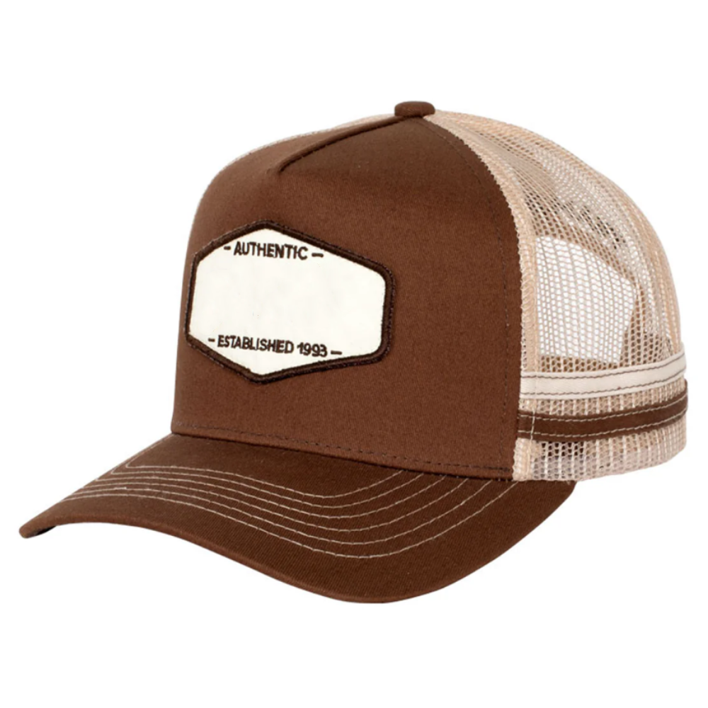 Gorras Side Stripes Trucker Hat 5 Panel Embroidered Caps Contrast Colors Curved Brim Plastic Single Row Buckle Snapback Closure 2